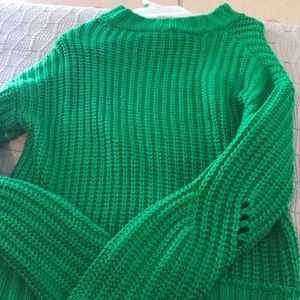 Green sweater